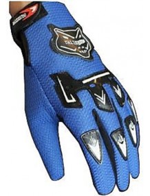 Blue Full Bike Riding Gloves