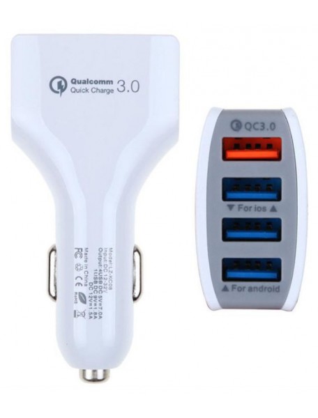 Car Mobile Charger - White