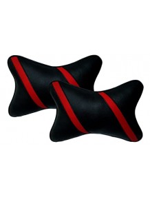 Neck Rest Pillow Black Red