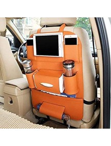 Leather Car Back Seat Hanging Organizer