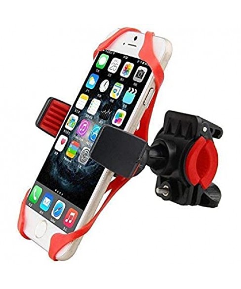 Bike Mobile Phone Holder - Red Black